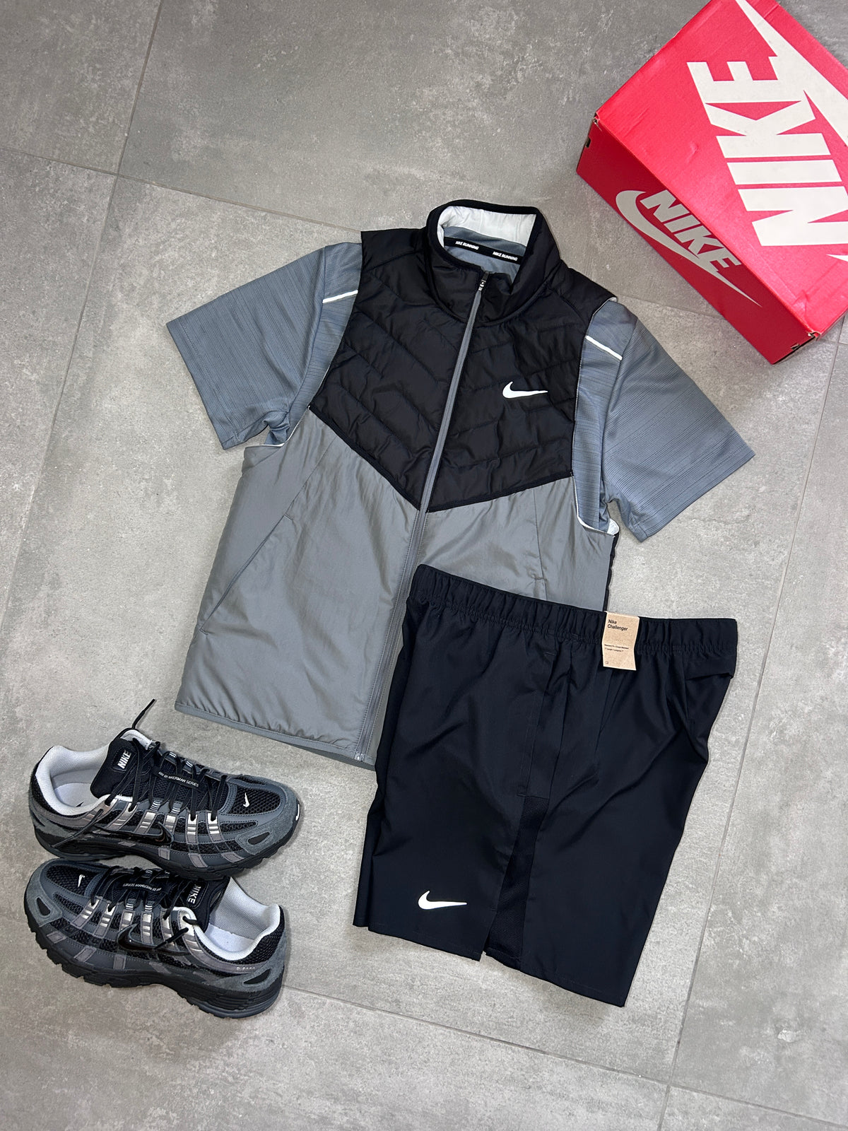 NIKE MILER AEROLAYER GILET SET