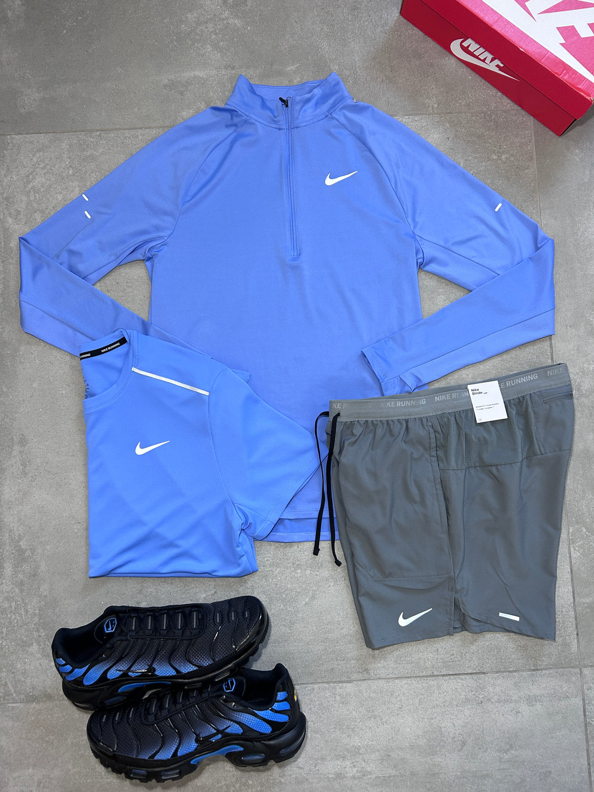 NIKE MILER 3 PIECE SET ROYAL PULSE