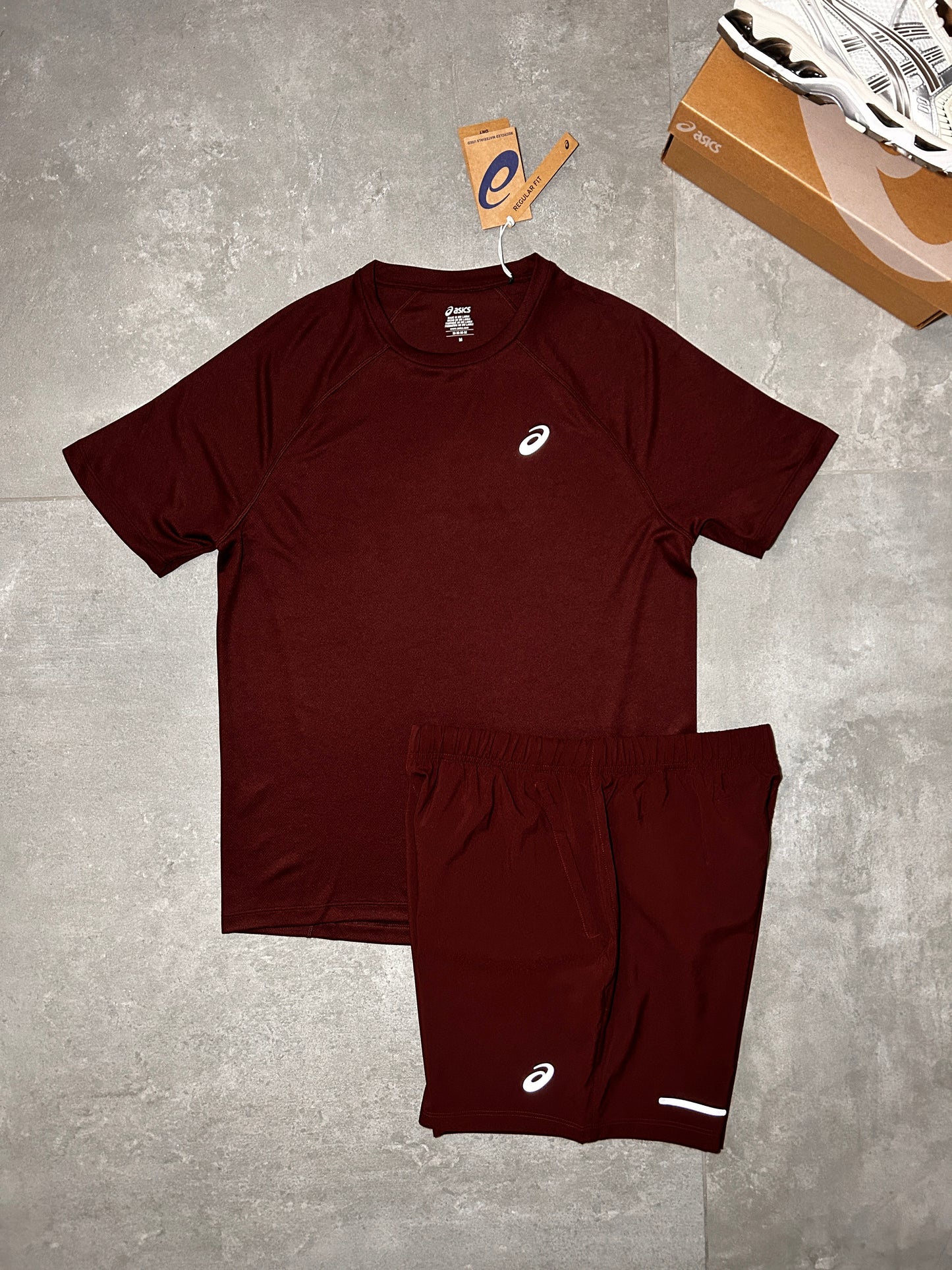 ASICS Burgundy Set