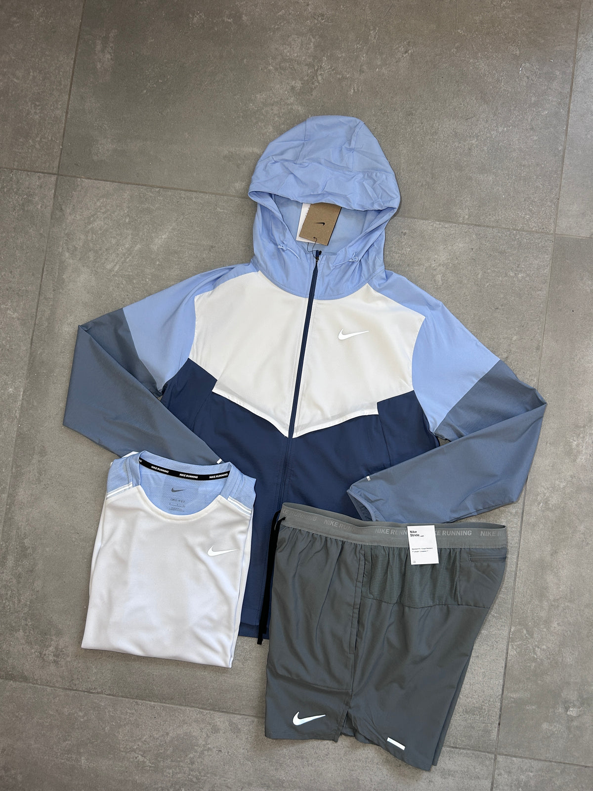 NIKE 3 PIECE MILER SET DIFFUSED/COBALT SET