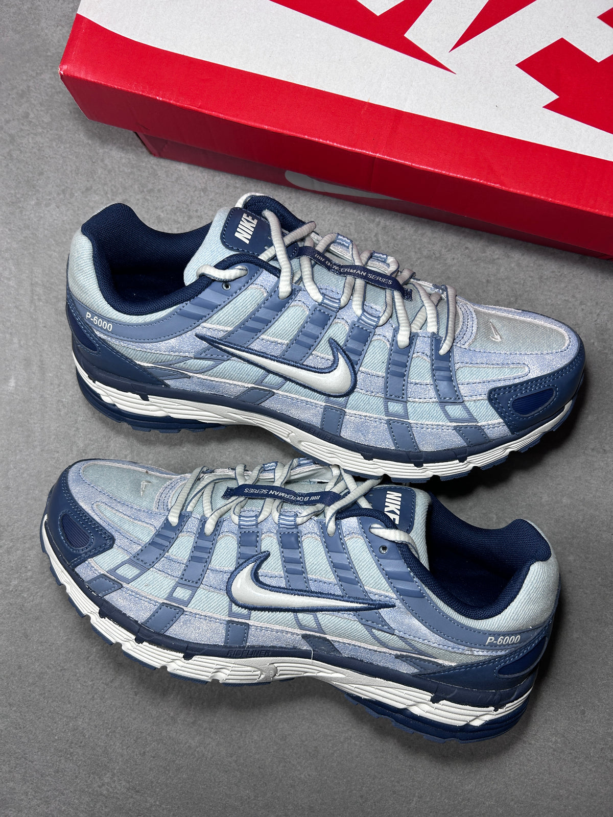 Nike P-6000 Denim Worn Blue