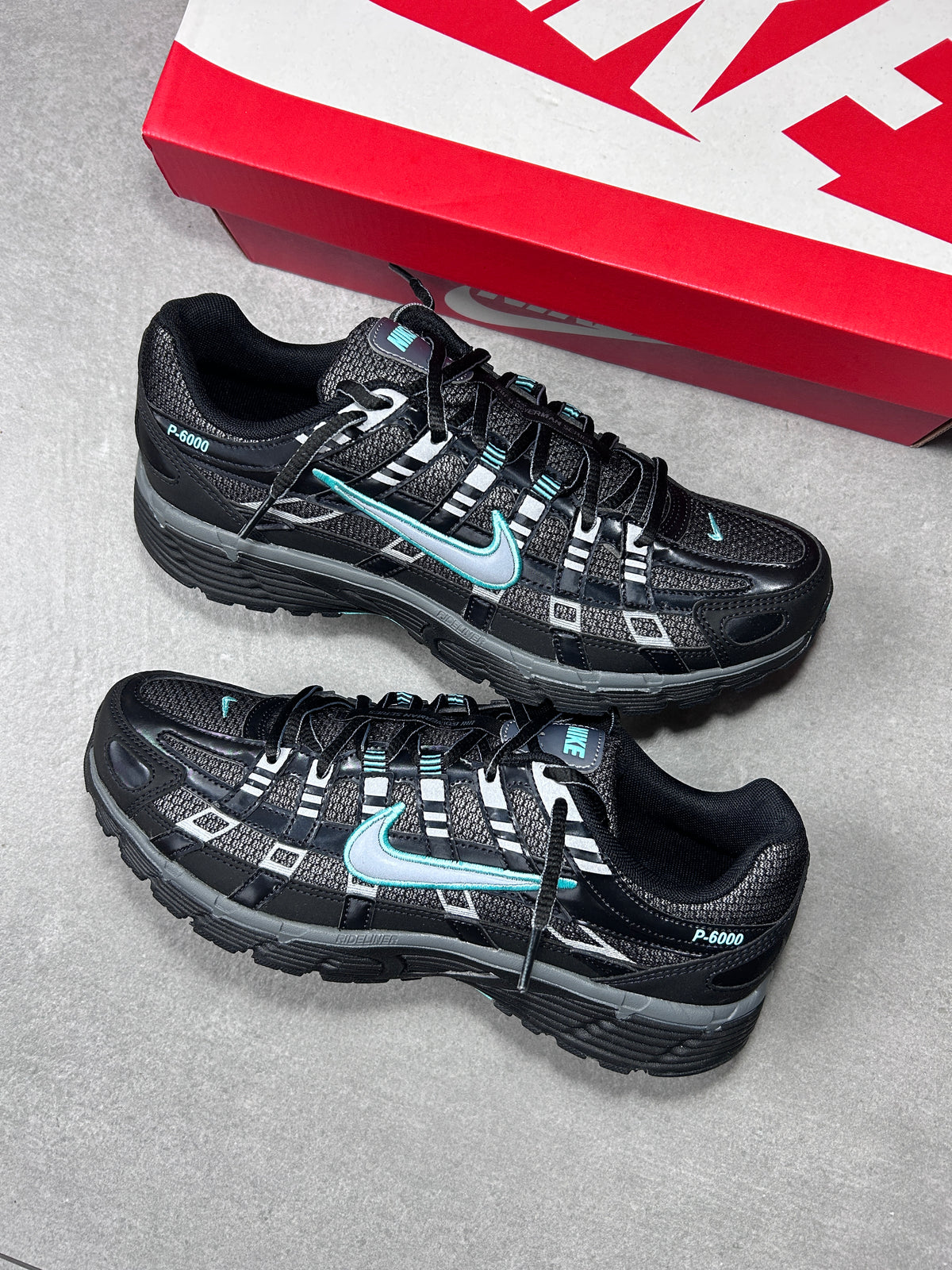 Nike P-6000 Black/Hyper Turqouise