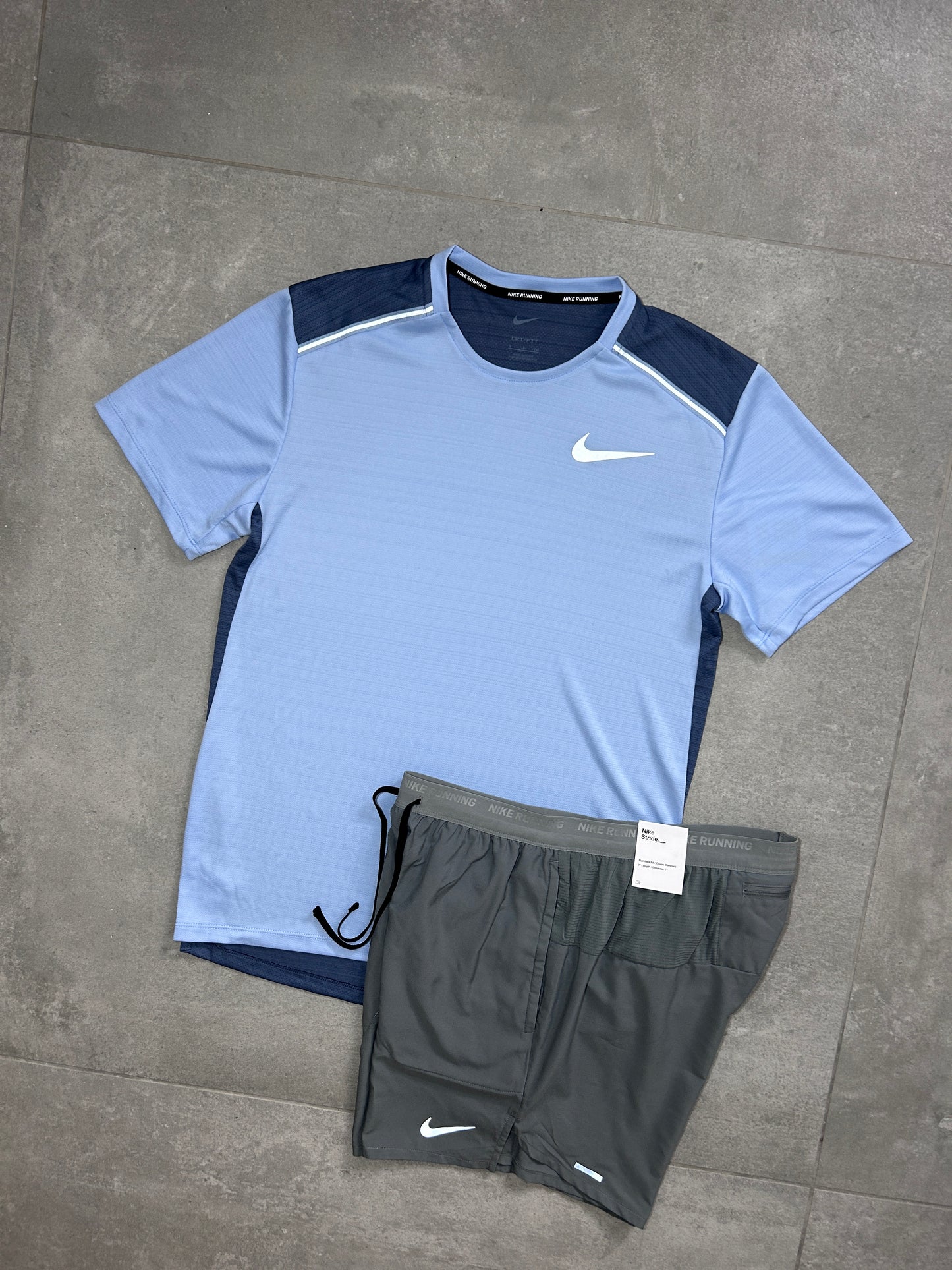 NIKE MILER SET DIFFUSED BLUE