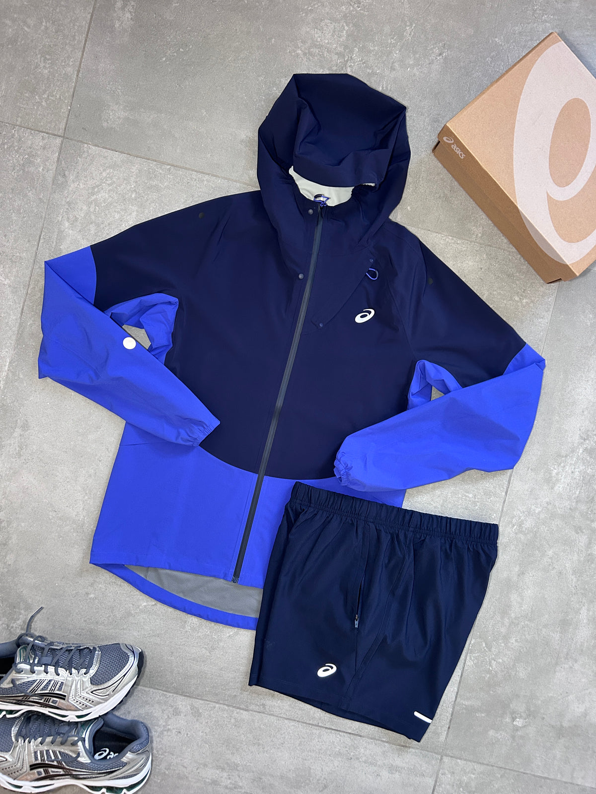 ASICS SHELL MIDNIGHT COBALT BLUE SET