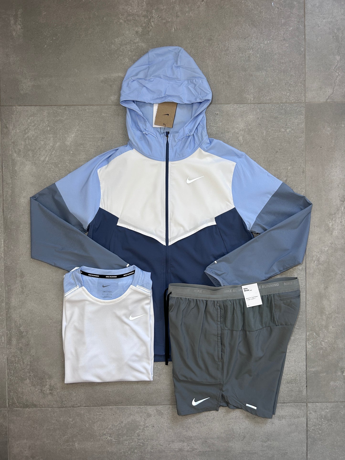 NIKE 3 PIECE MILER SET DIFFUSED/COBALT SET
