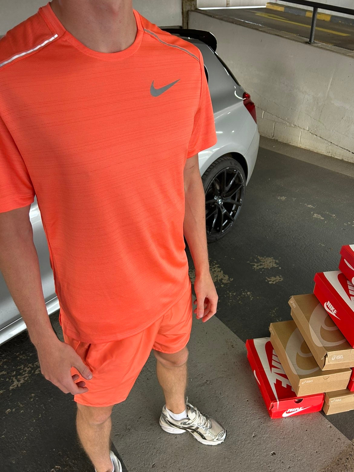 Nike Miler Set Orange