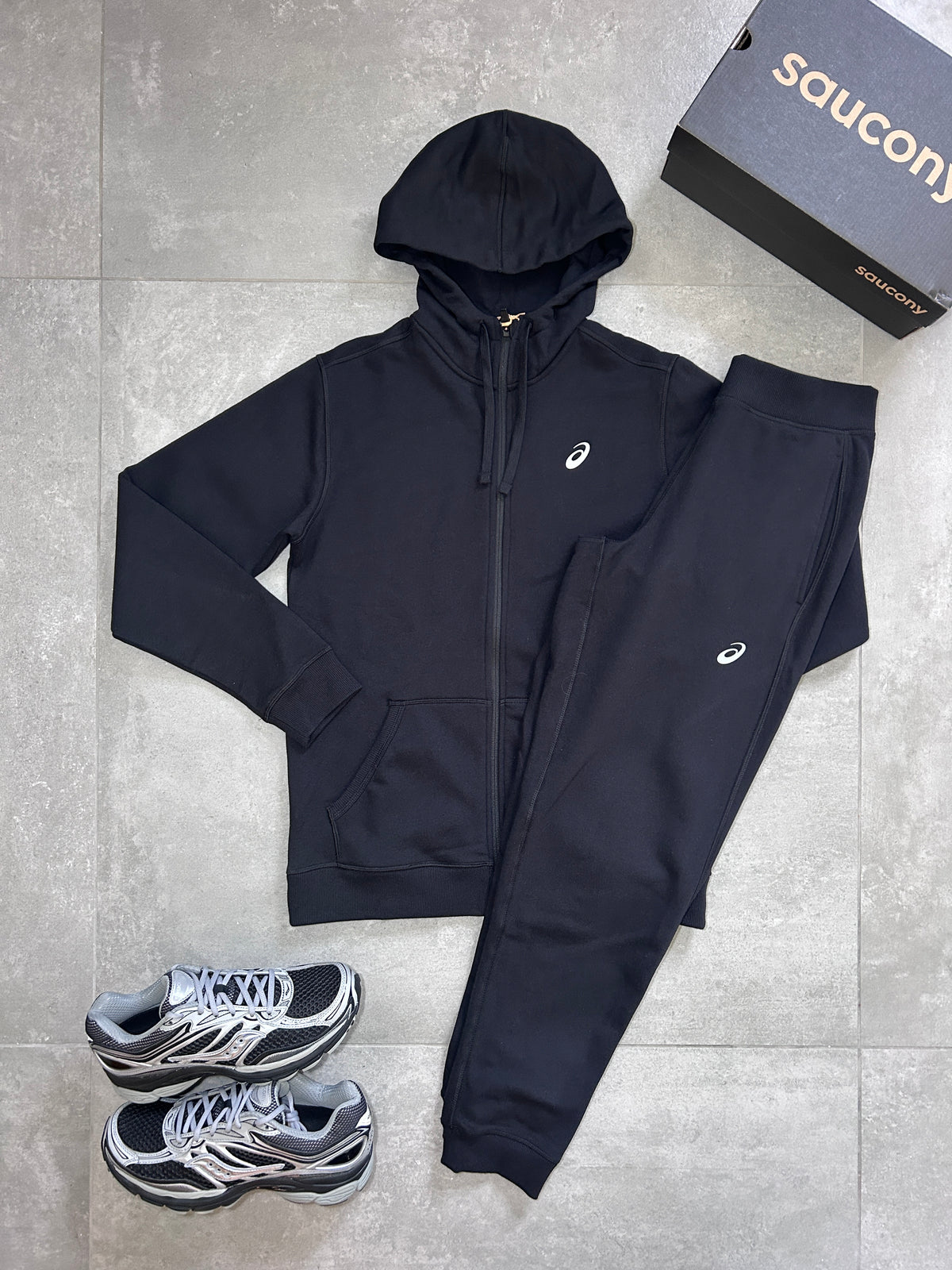 ASICS Club Fleece Set Black