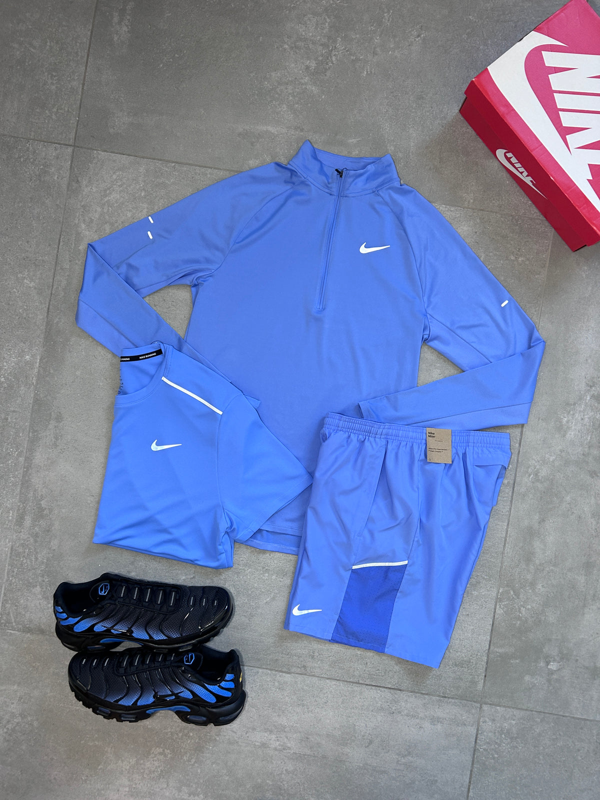 NIKE MILER 3 PIECE SET ROYAL PULSE