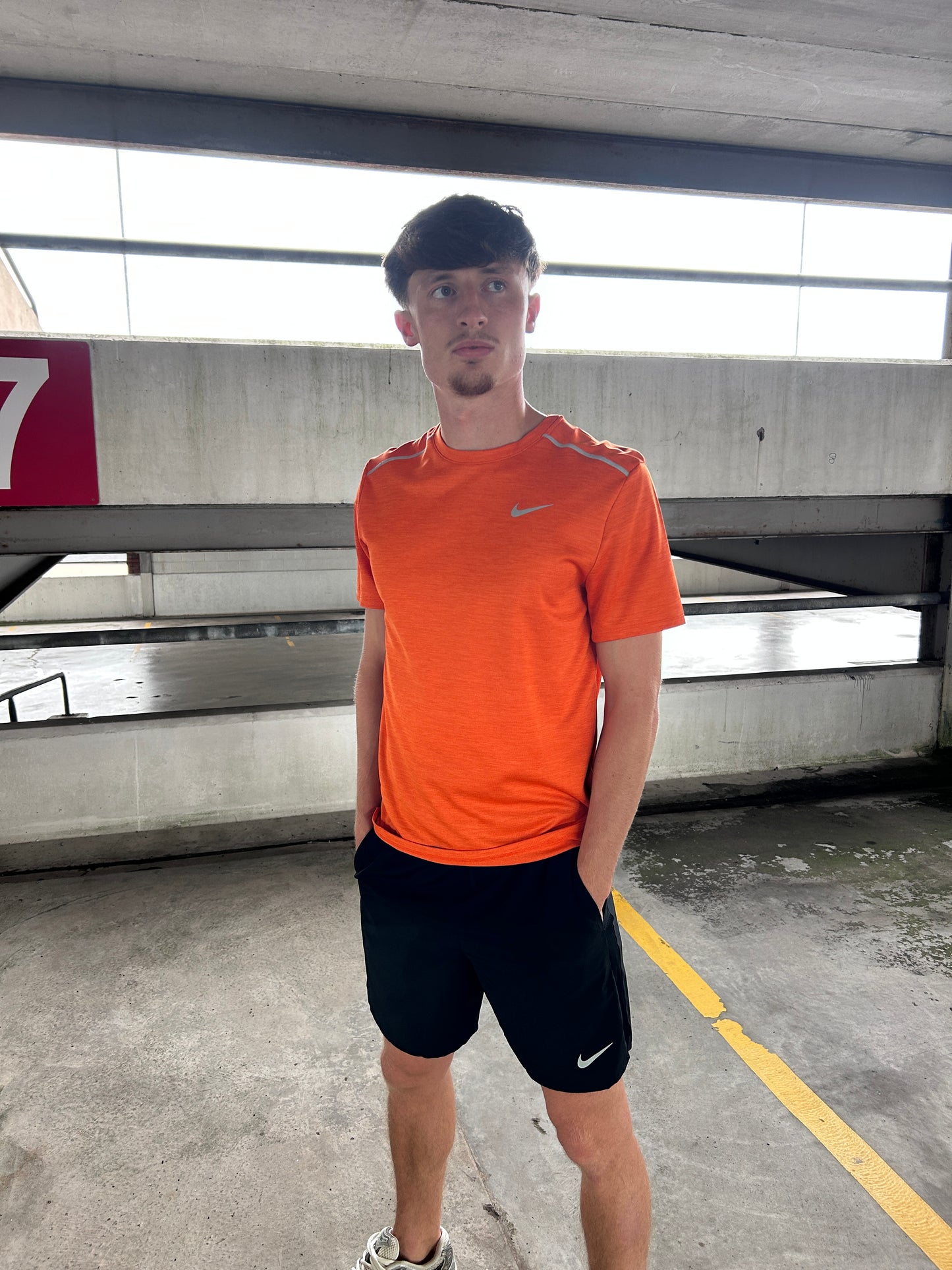 Nike UV Miler Set Safety Orange