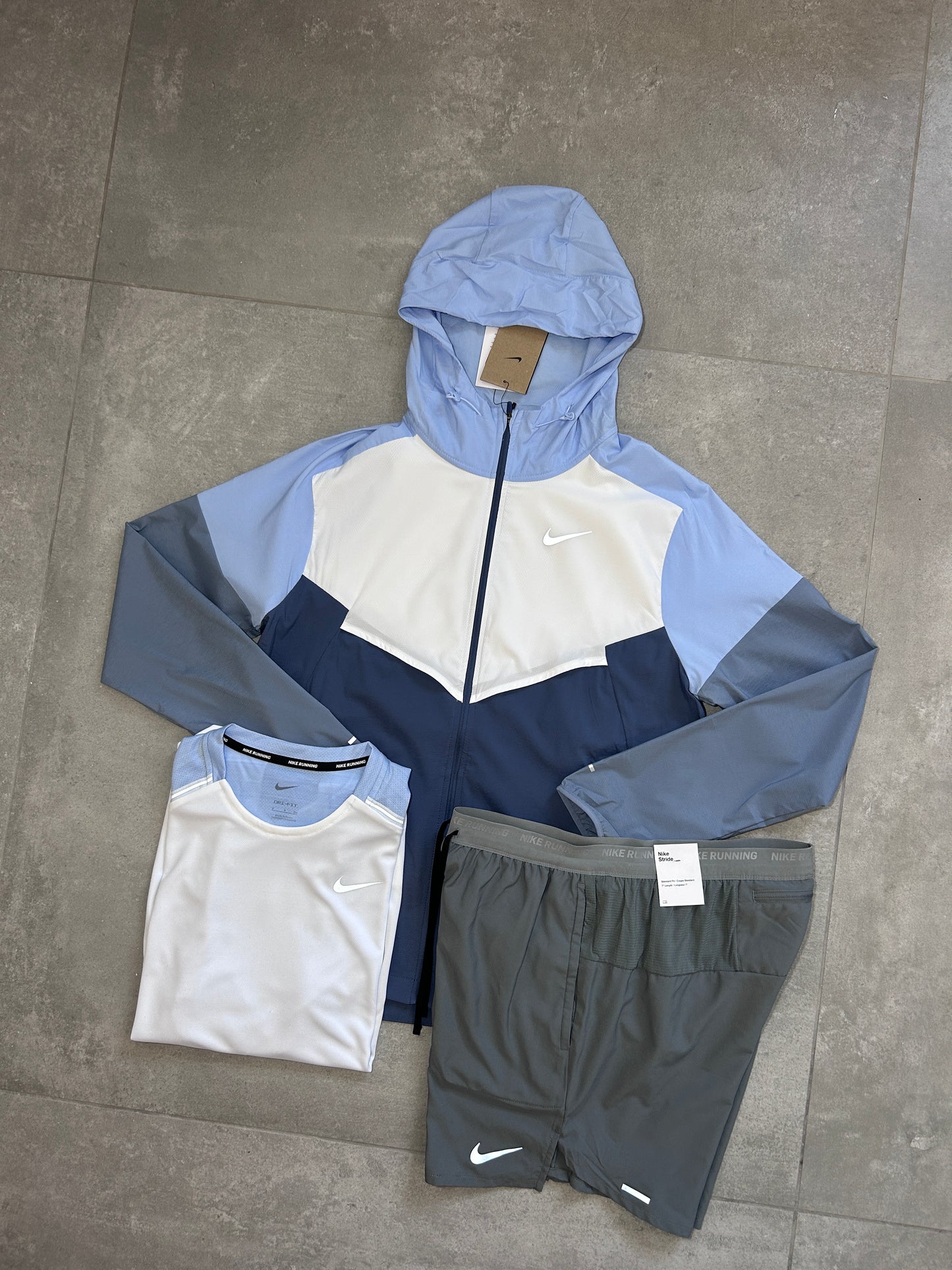 NIKE 3 PIECE MILER SET DIFFUSED/COBALT SET