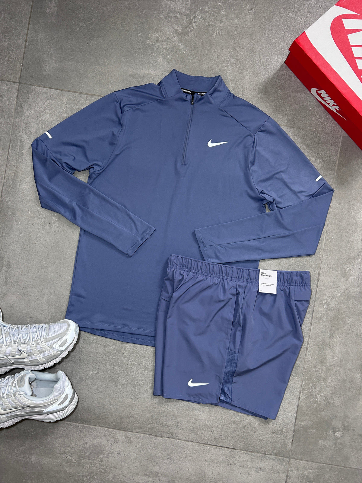 NIKE Q/ZIP SET WOLRD INDIGO