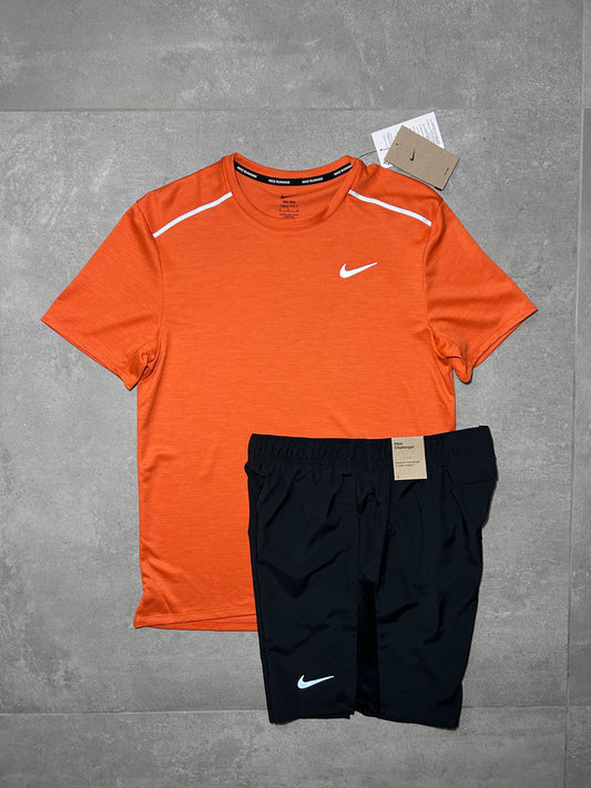 NIKE UV MILER SET ORANGE + CHALLENGER SHORTS 7INCH