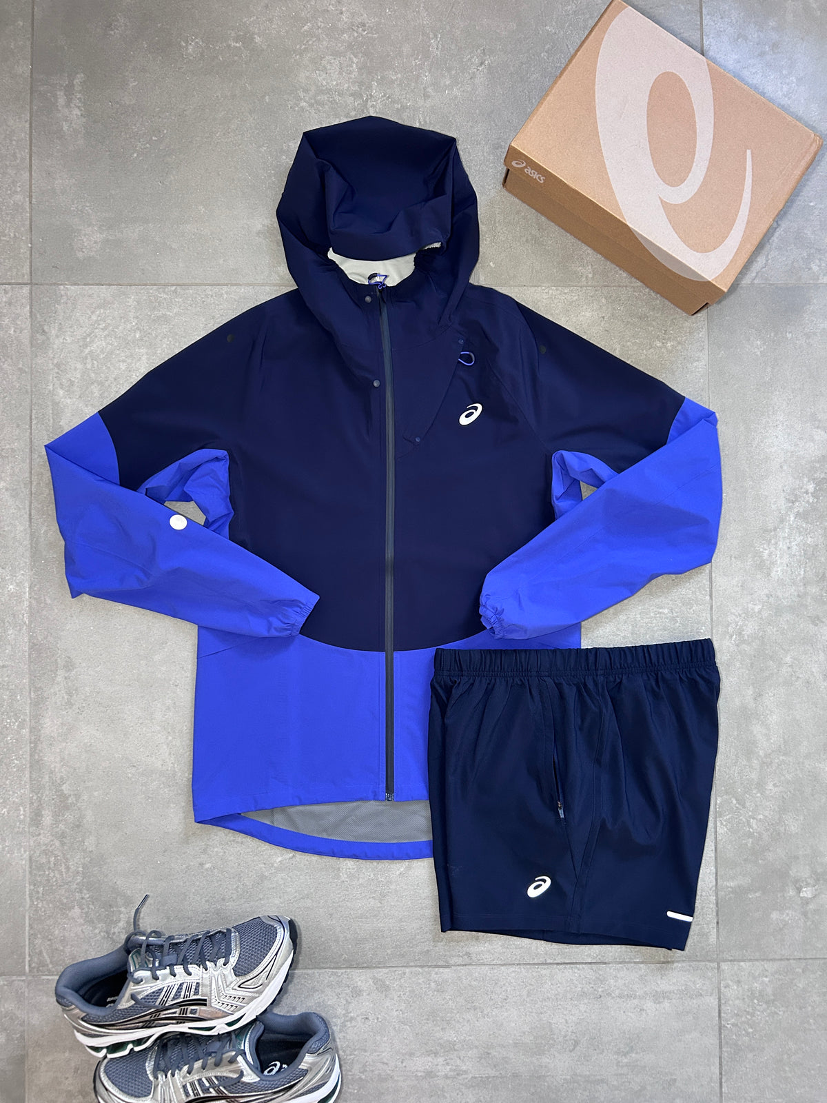 ASICS SHELL MIDNIGHT COBALT BLUE SET