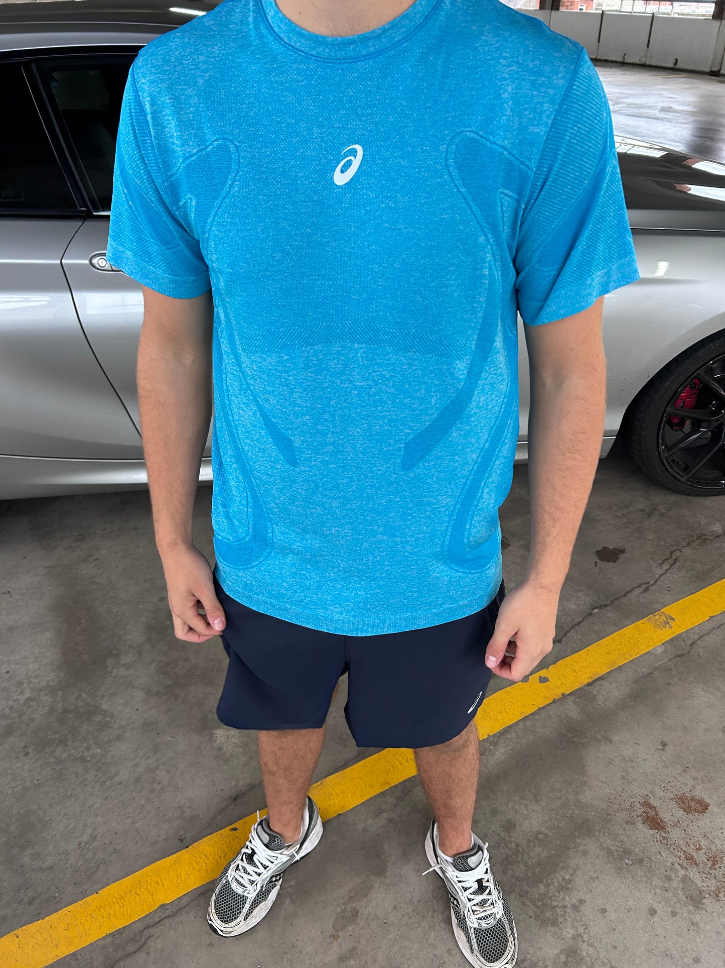 ASICS Road Seamless Set Blue