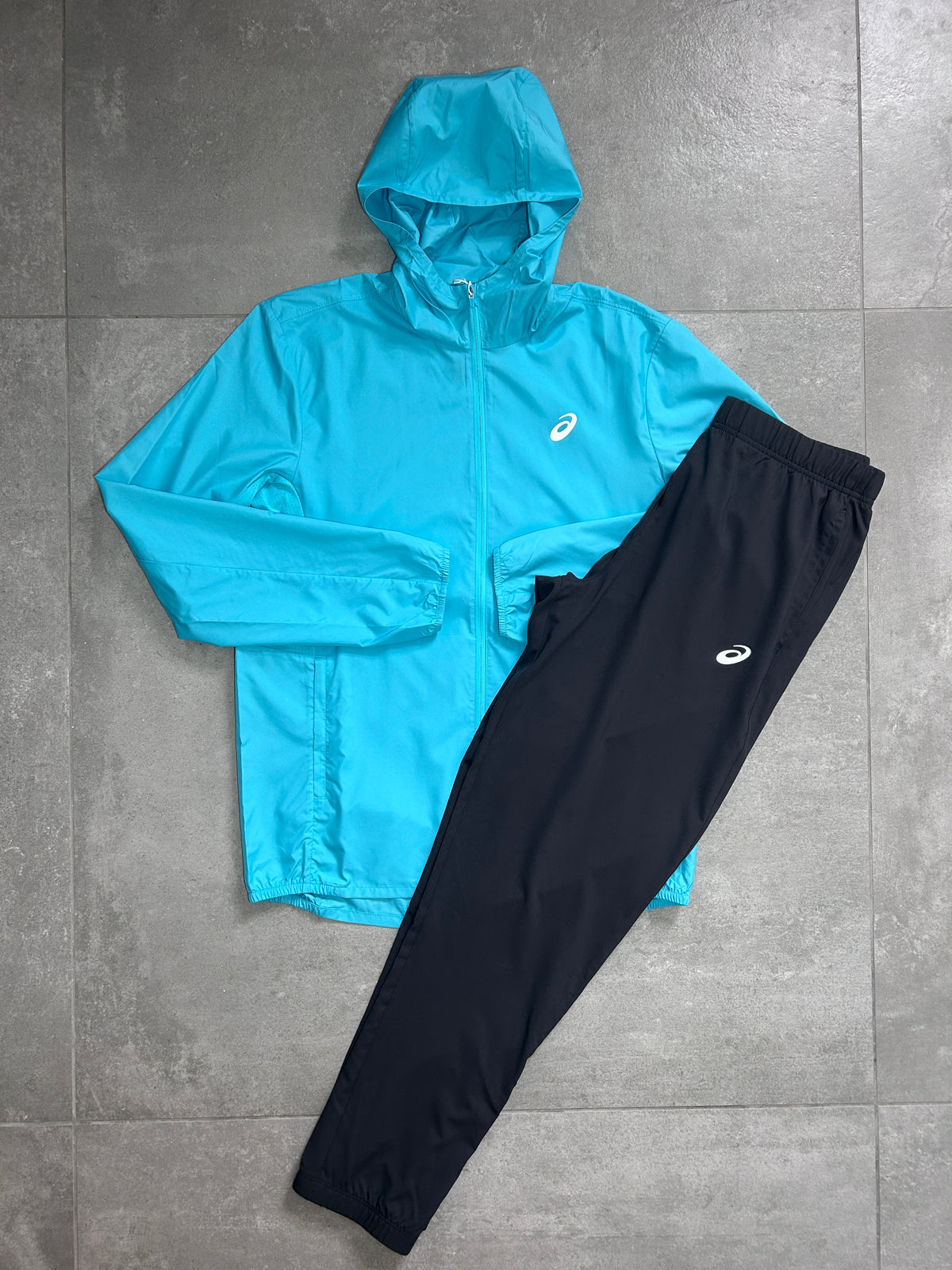 ASICS CORE TRACKSUIT SET AQUA BLUE