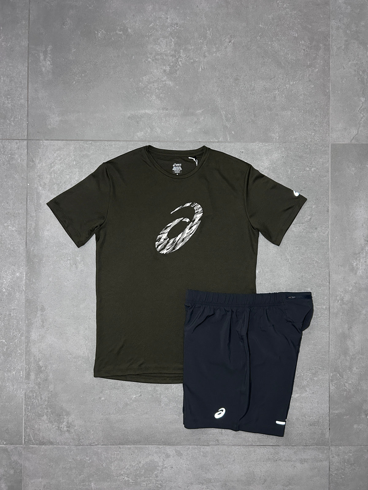 ASICS GPX SHORT SET BROWNSTONE