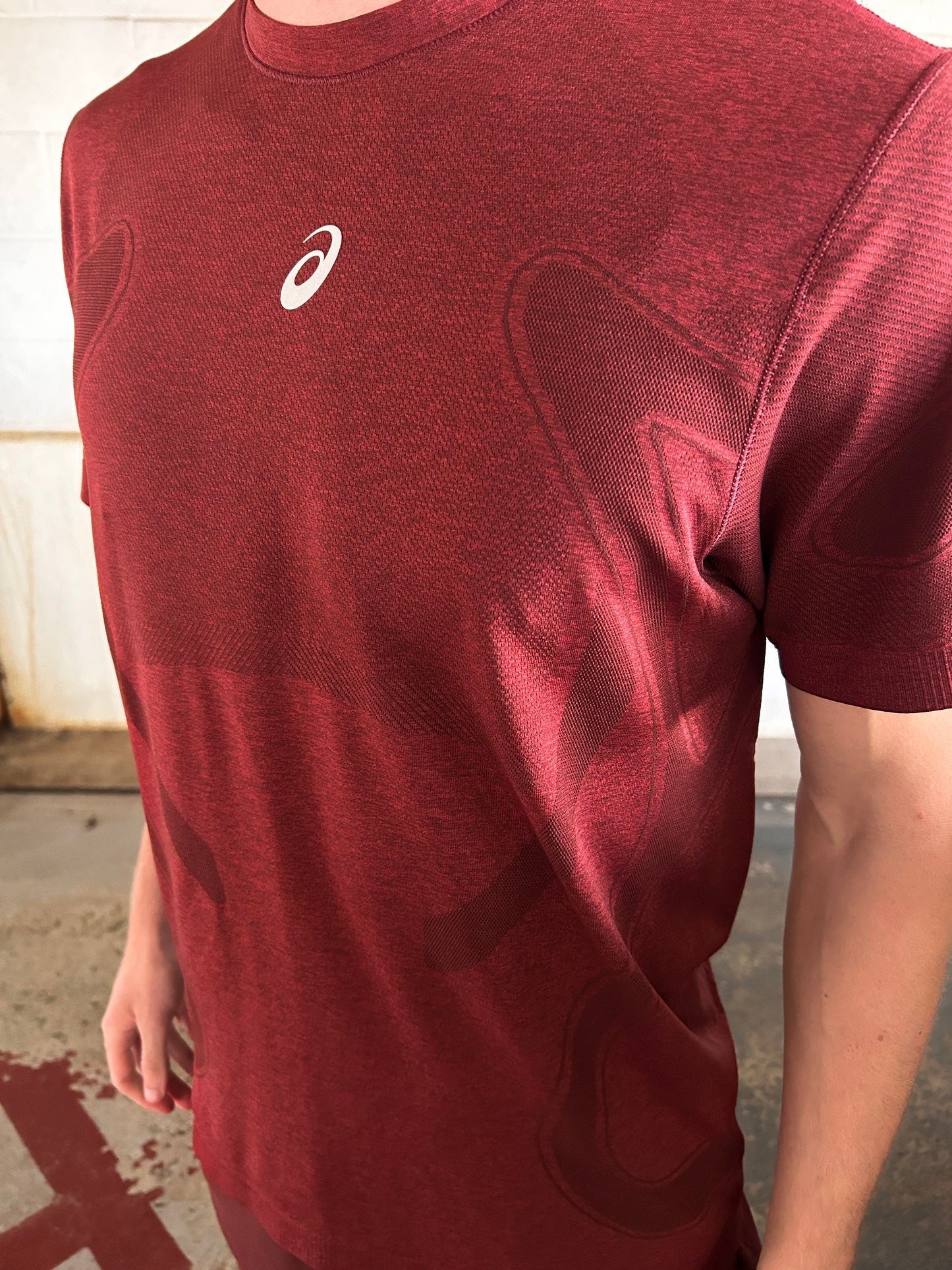 ASICS Seamless Burgundy Set