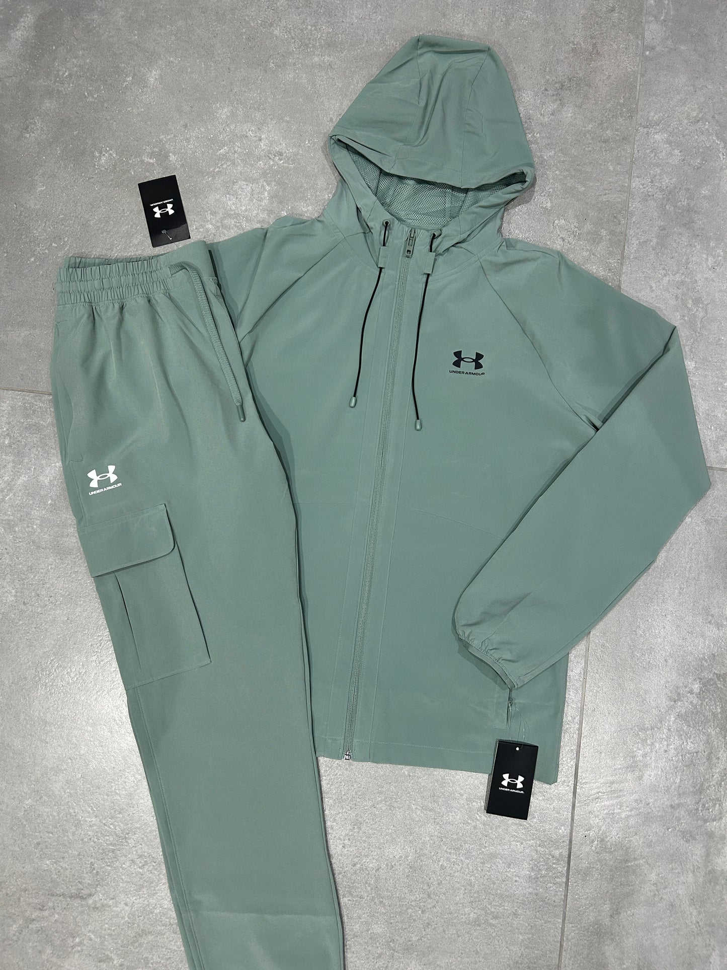 Under Armour Woven Tracksuit Silica Green