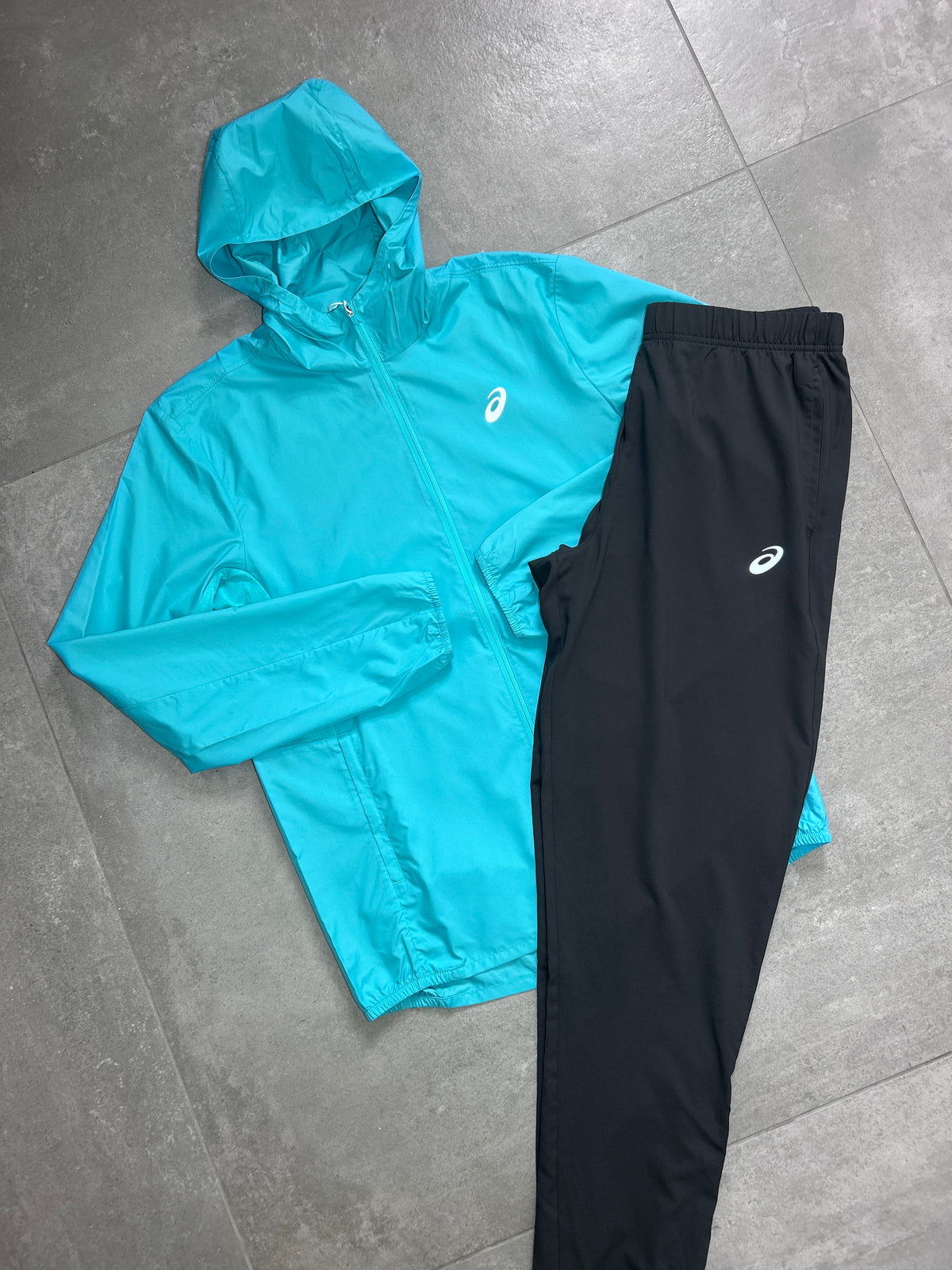 ASICS CORE TRACKSUIT SET AQUA BLUE