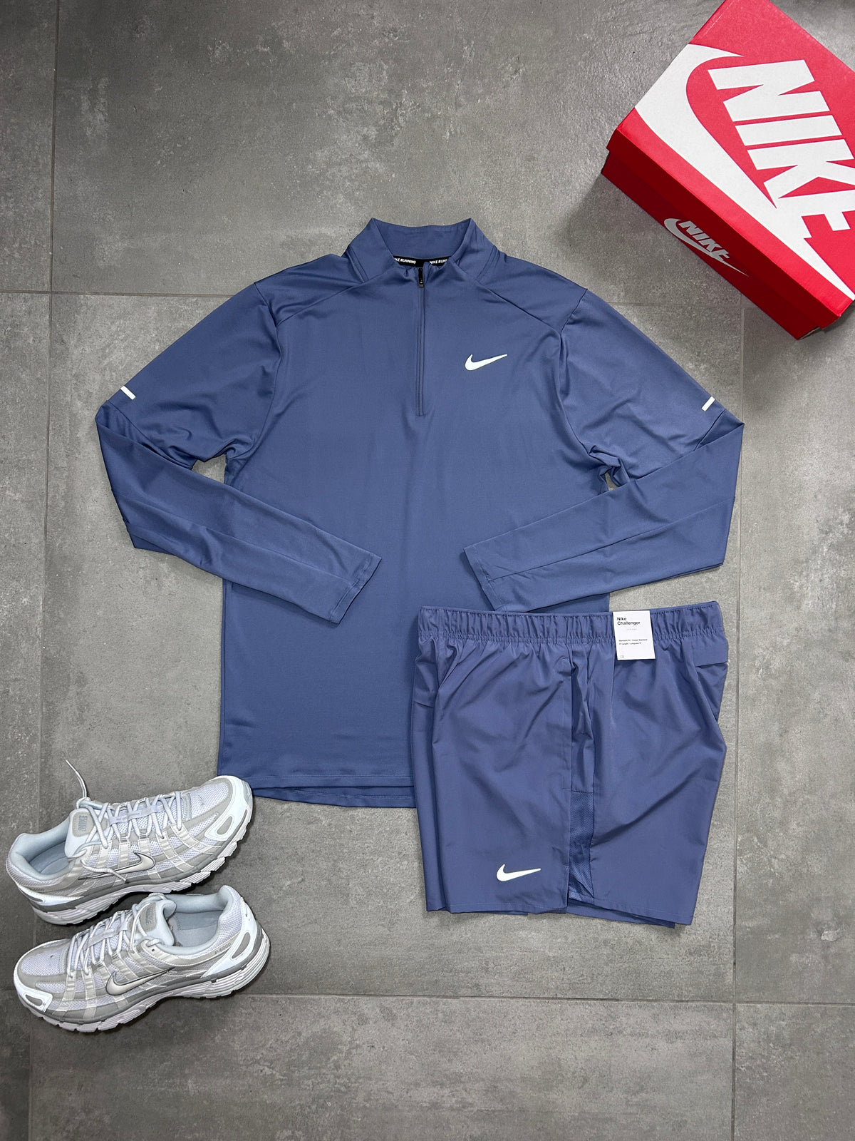 NIKE Q/ZIP SET WOLRD INDIGO