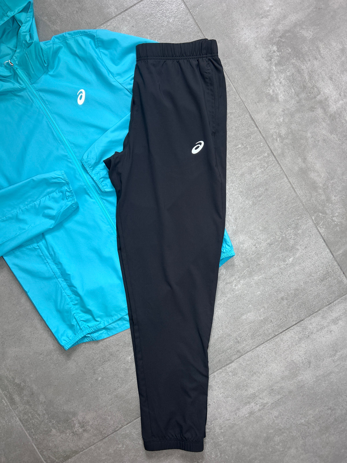 ASICS CORE TRACKSUIT SET AQUA BLUE
