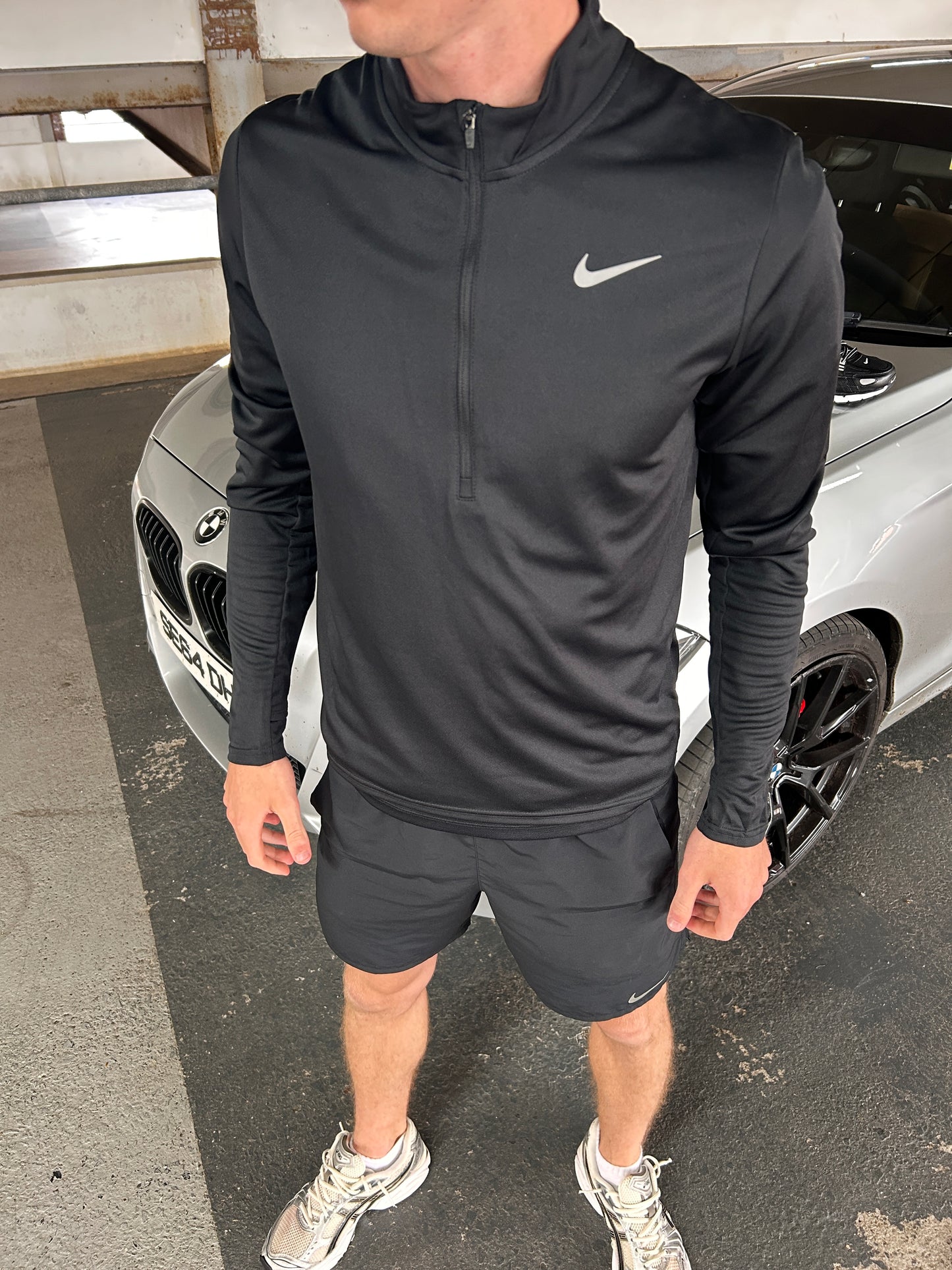 Nike Dri Fit Half Zip Black