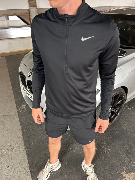 Nike Dri Fit Half Zip Black