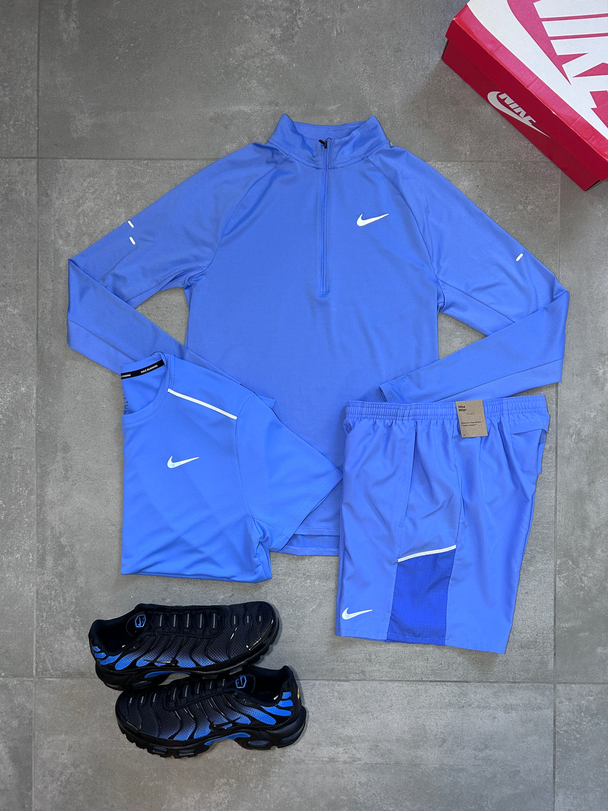 NIKE MILER 3 PIECE SET ROYAL PULSE