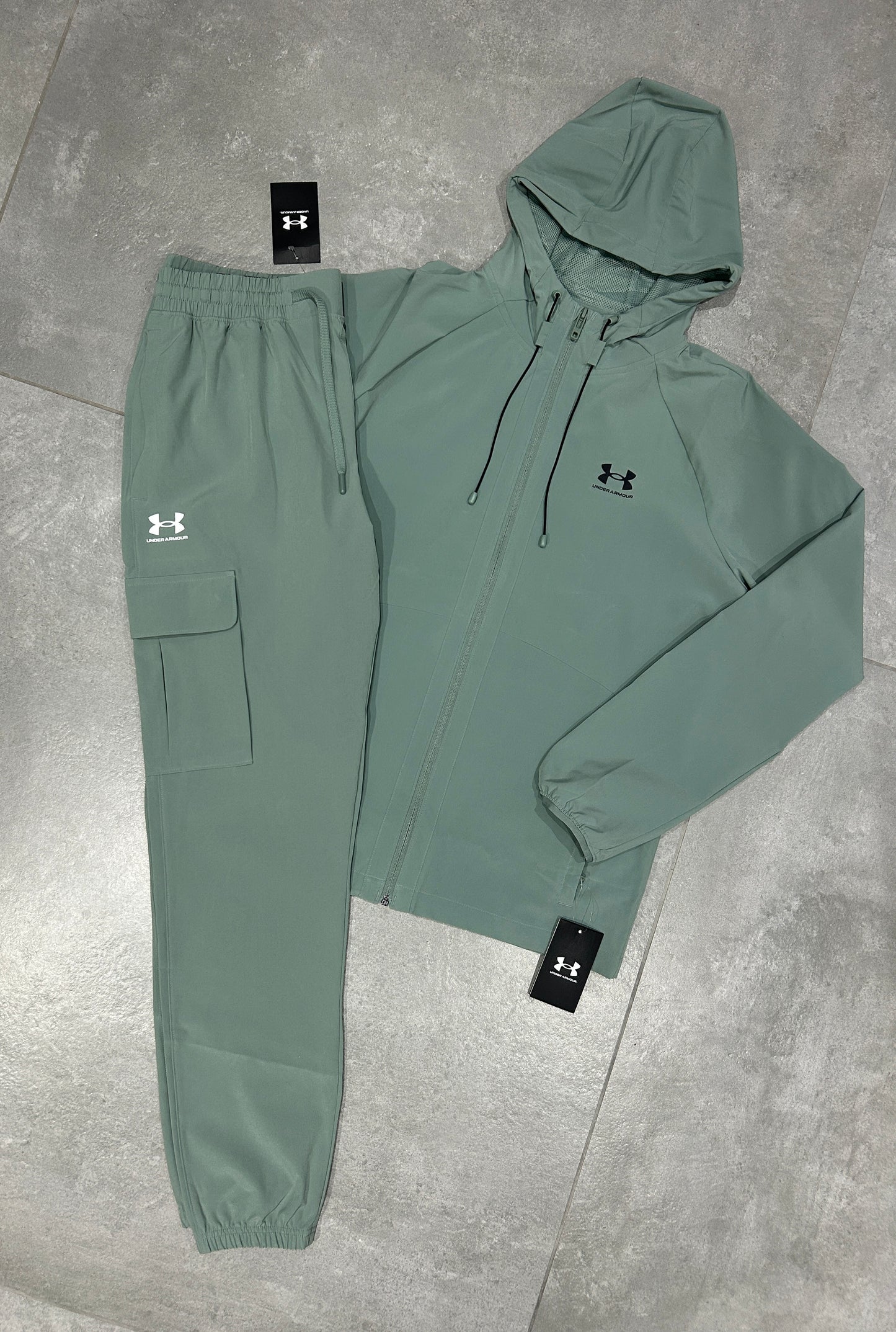 Under Armour Woven Tracksuit Silica Green