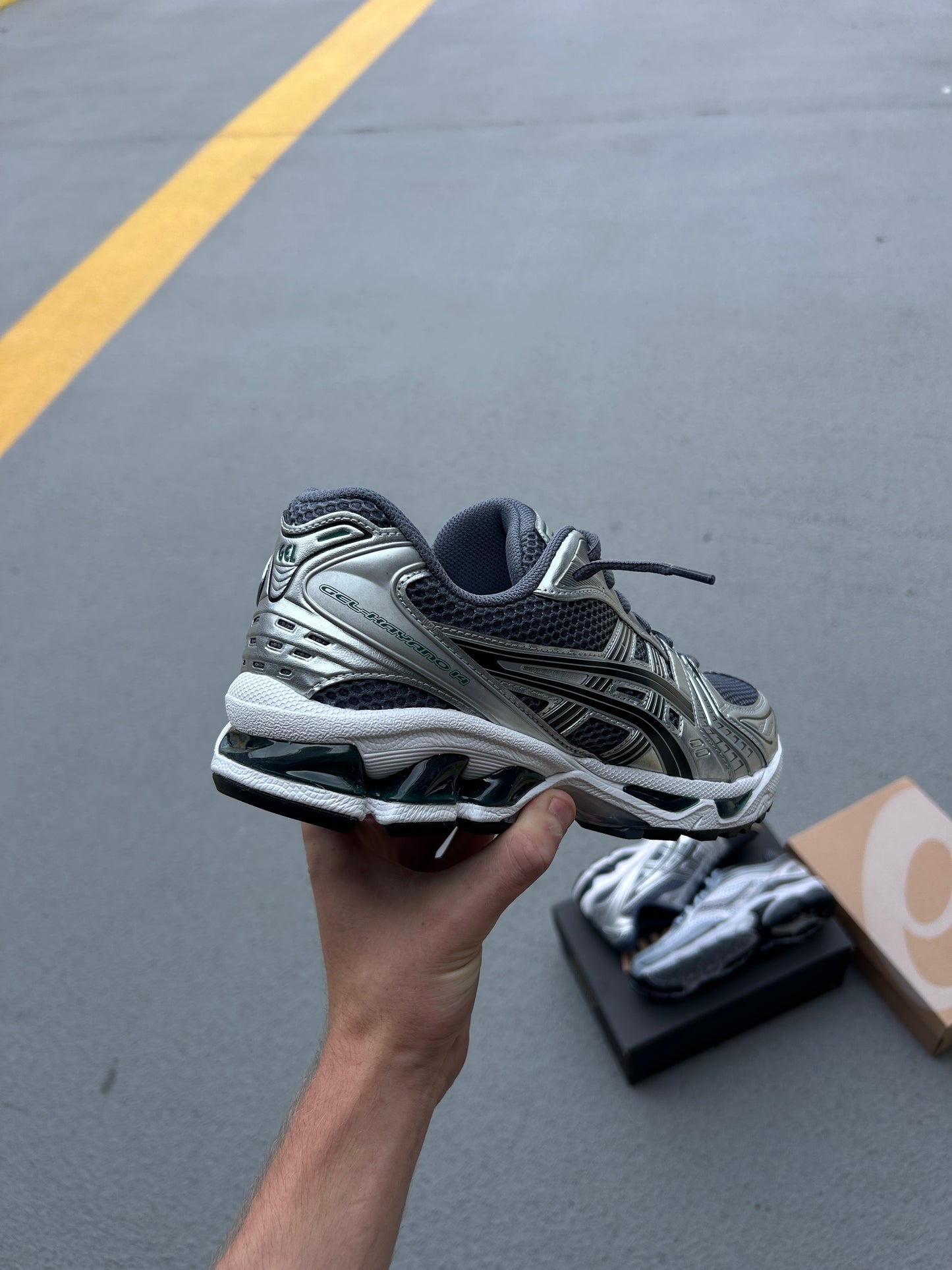 ASICS Kayano 14 Jasper Green
