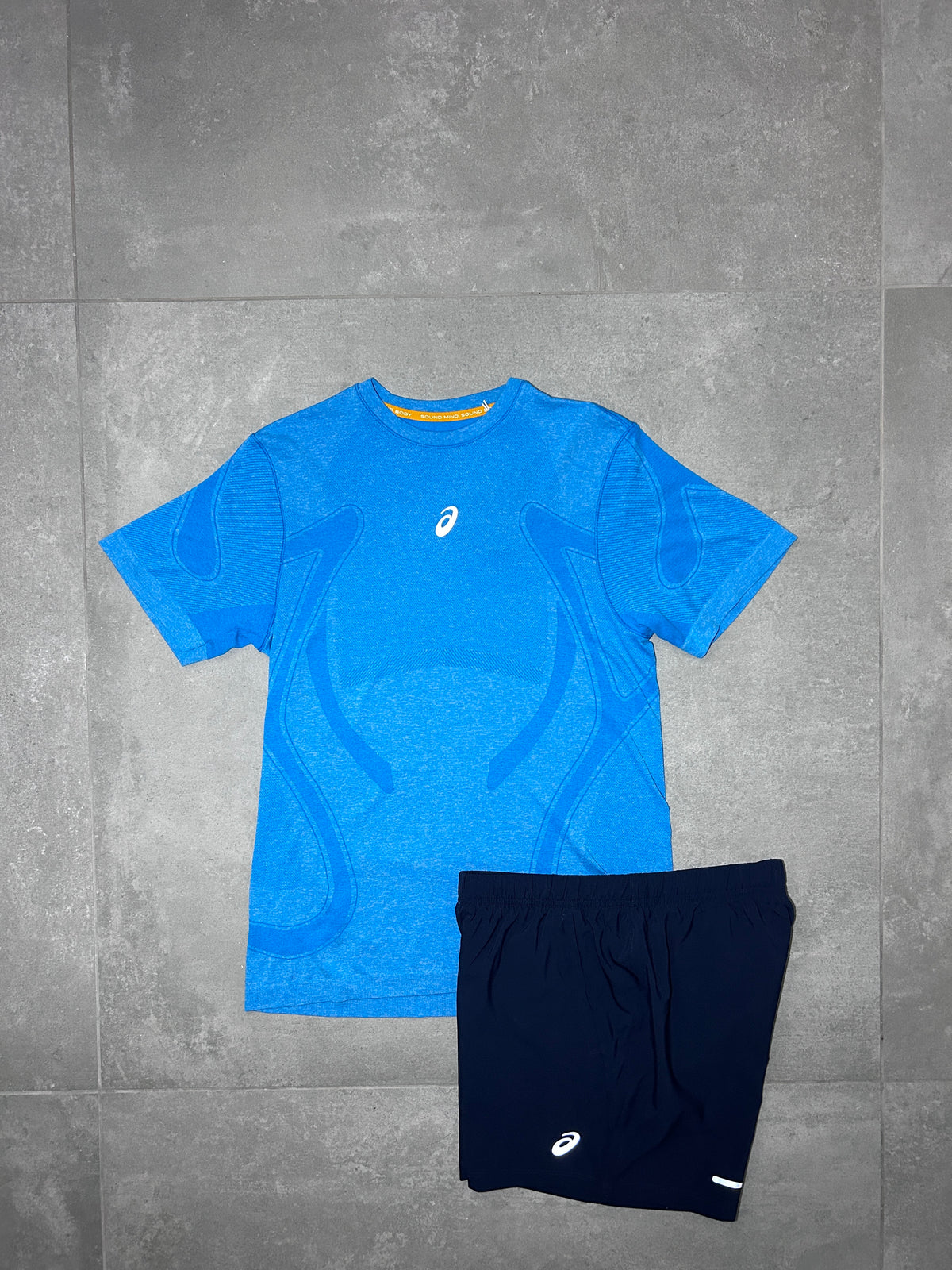 ASICS Road Seamless Set Blue