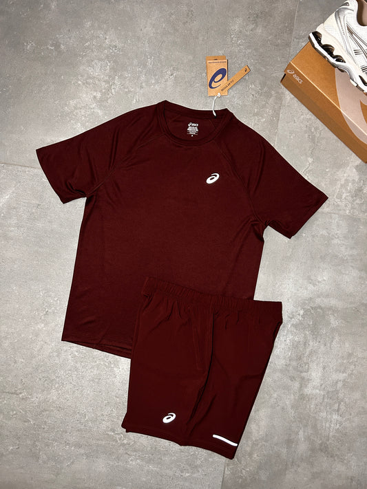 ASICS Burgundy Set