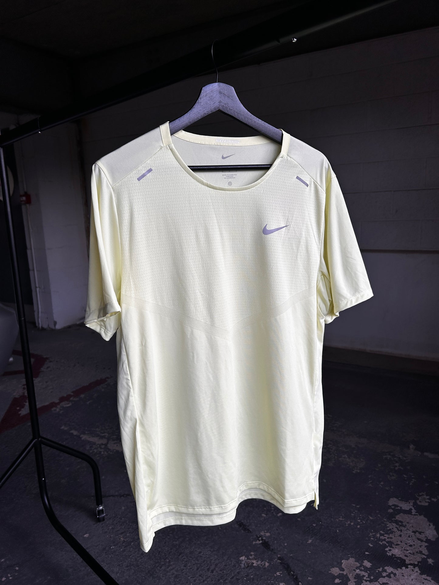 Nike Dri Fit Top Yellow
