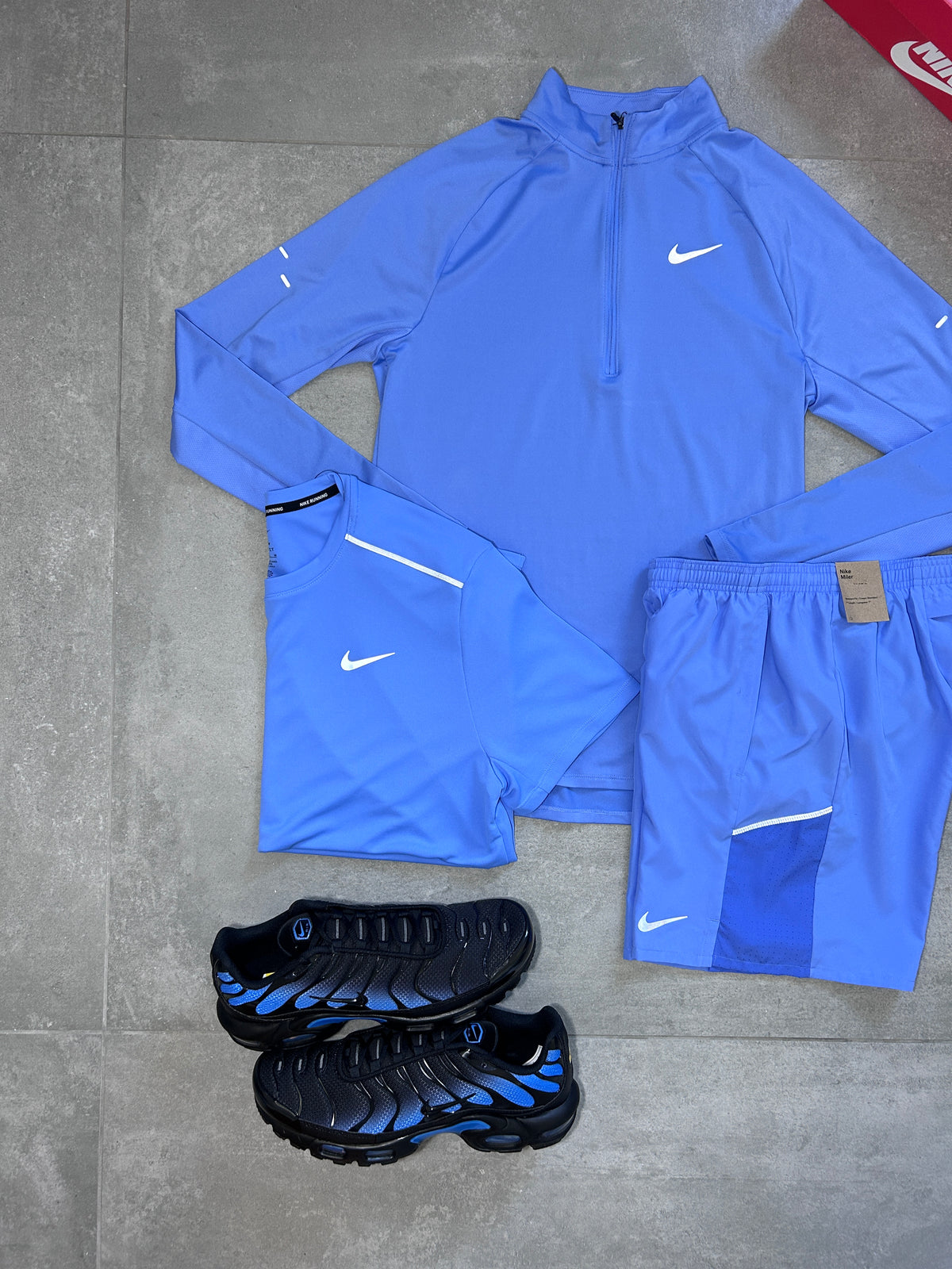 NIKE MILER 3 PIECE SET ROYAL PULSE