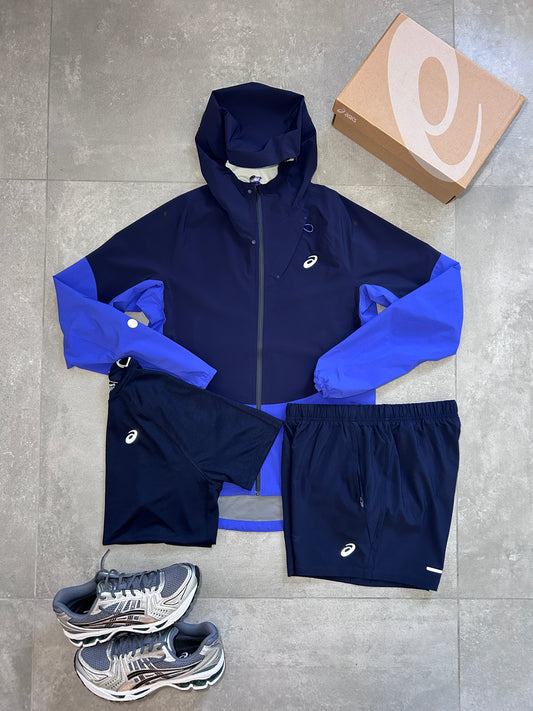ASICS 3 PIECE SHELL MIDNIGHT COBALT BLUE SET