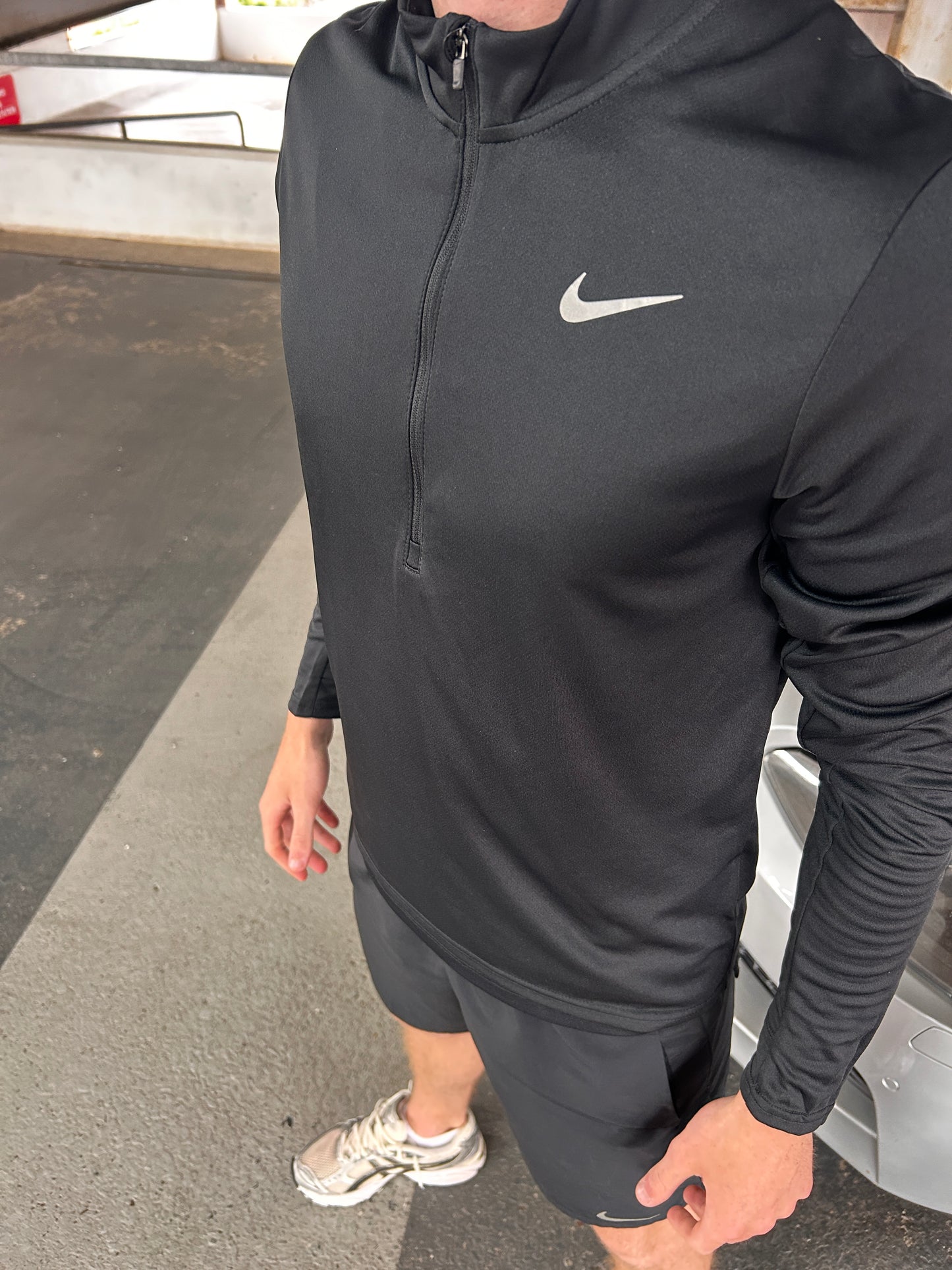 Nike Dri Fit Half Zip Black
