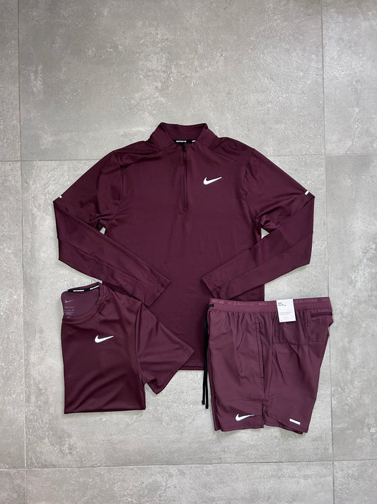 NIKE 3 PIECE SET BURGUNDY