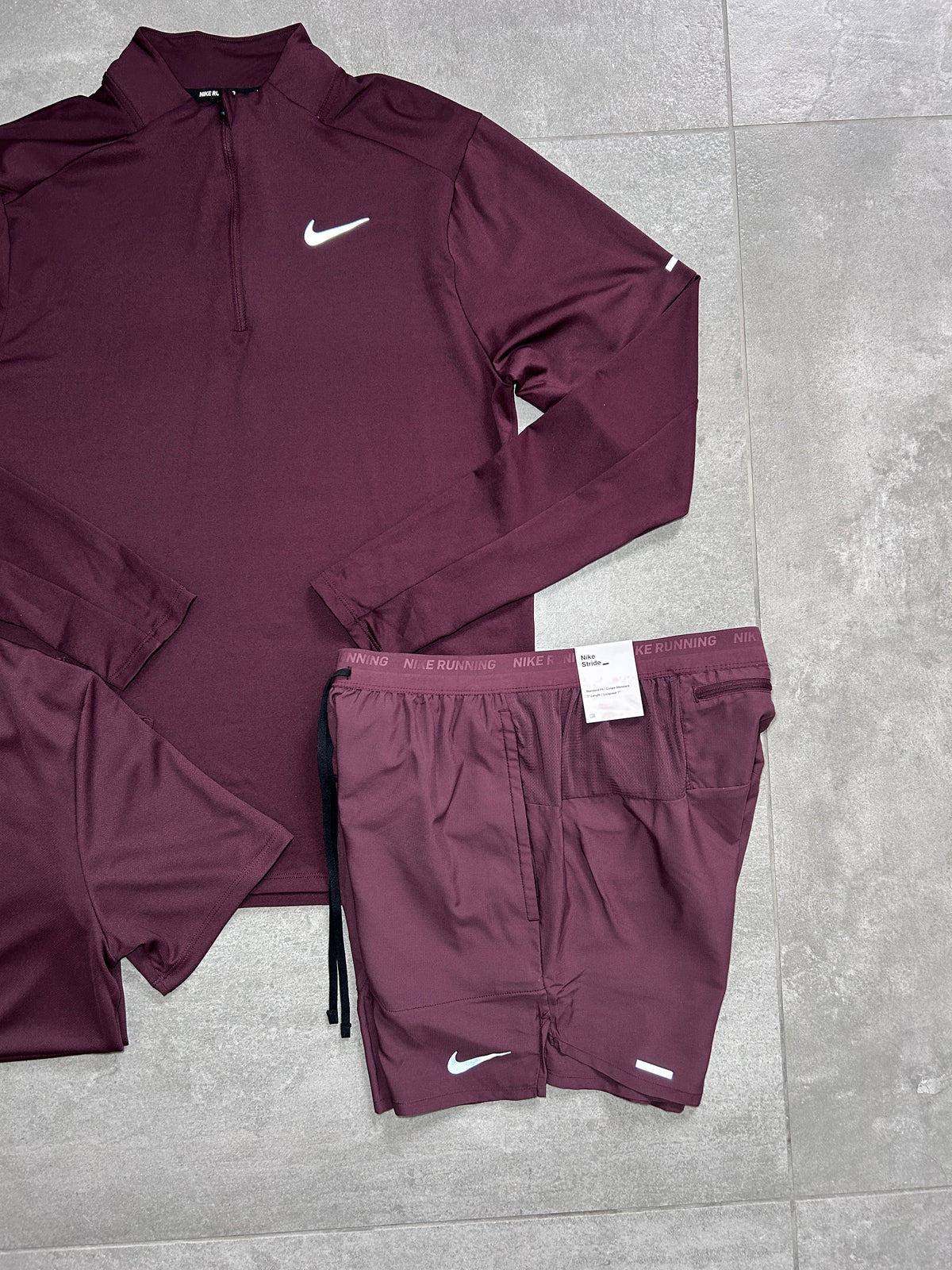 NIKE 3 PIECE SET BURGUNDY